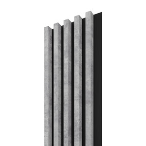 Stegu Wall Decorative Lamellas Comfort, urban/black, 5 slats/1 tile