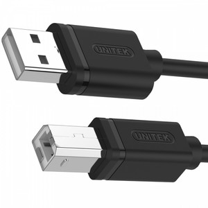 Unitek Cable USB 2.0 to USB-B Y-C420GBK
