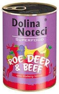 Dolina Noteci Superfood Dog Wet Food Deer & Beef 400g