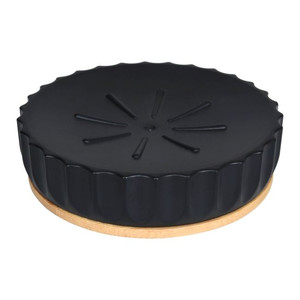 Bisk Soap Dish Preto, black