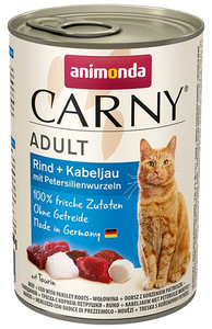 Animonda Carny Adult Cat Food Beef, Codfish with Parsley Roots 400g