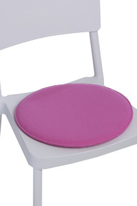 Round Chair Pad, pink