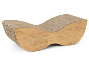 Gattino Cat Scratcher 06 Leo, oak