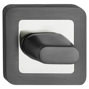 Door Escutcheon Metalbud, graphite/chrome