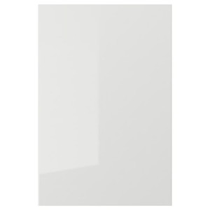 RINGHULT Door, high-gloss light grey, 40x60 cm
