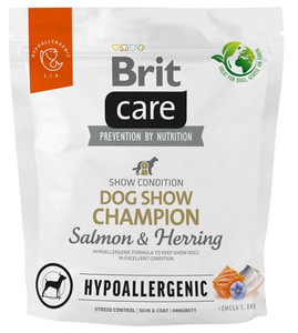 Brit Care Hypoallergenic Dog Show Champion Salmon & Herring Dry Dog Food 1kg