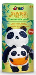 Avenir Sewing My First Doll Mon & Baby Panda 6+