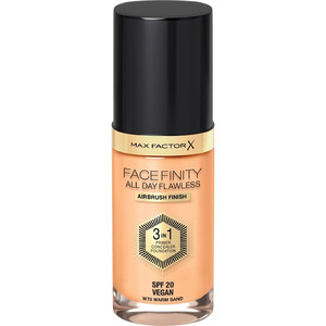 Max Factor Foundation Facefinity All Day Flawless 3in1 Vegan no. W70 Warm Sand 30ml