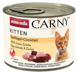 Animonda Carny Kitten Poultry Cocktail for Cats Wet Food Can 200g