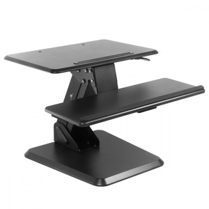 MacLean Sit-stand Desktop Workstation MC-792, black