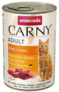 Animonda Carny Adult Cat Food Beef & Chicken 400g