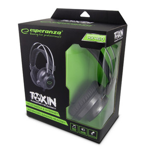 Esperanza Stereo Gaming Headphones with Microphone Toxin