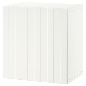 BESTÅ Shelf unit with door, white, Sutterviken white, 60x42x64 cm