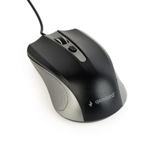 Gembird Optical Wired Mouse USB, grey-black