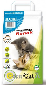 Benek Corn Cat Litter Sea Breeze 7L