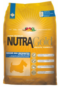 Nutra Gold Dog Food Holistic Indoor Adult Dog Microbites 3kg