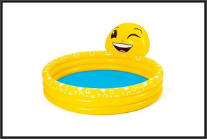 Bestway Inflatable Children's Pool Emoji 165x144x69cm