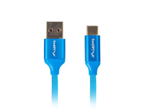 Lanberg Premium USB Cable CM - AM 2.0; 1.8m, blue