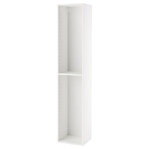 METOD High cabinet frame, white, 40x37x200 cm