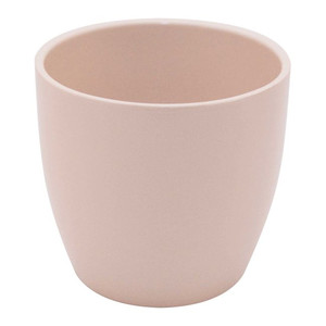 GoodHome Plant Pot Cover Emi 11cm, pink