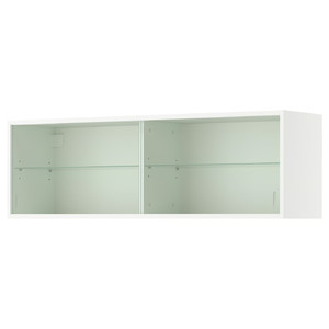 KNOXHULT Wall cabinet with sliding doors, white, 120x29x37.5 cm