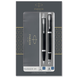 Parker Gift Set IM Black CT - Fountain Pen & Ballpoint Pen