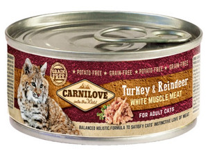 Carnilove Cat Food Turkey & Reindeer 100g