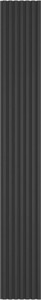 Lamella Wall Panel Vertical Line 300 x 2650 mm, black/black, felt