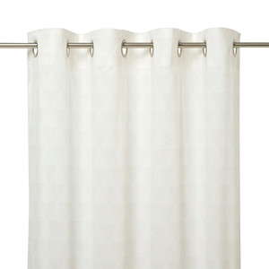 Curtain GoodHome Bakau 140x260cm, ecru