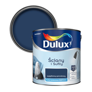 Dulux Walls & Ceilings Matt Latex Paint 2.5l unique navy blue