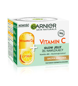Garnier Skin Naturals Vitamin C Glow Jelly for Dull Skin Vegan 98% Natural 50ml