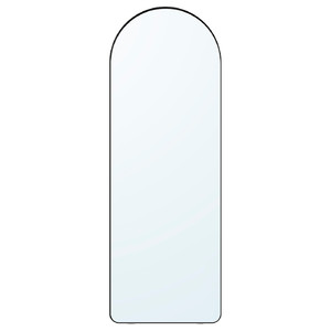 LINDBYN Mirror, black, 60x170 cm