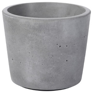 BOYSENBÄR Plant pot, in/outdoor light grey, 6 cm