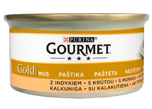 Gourmet Gold Cat Food Mousse with Turkey 85g