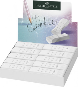 Faber-Castel Eraser Hi Sparkle 20pcs