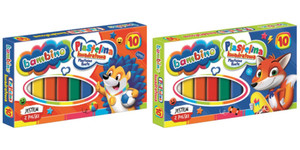 Bambino Square Plasticine 10 Colours