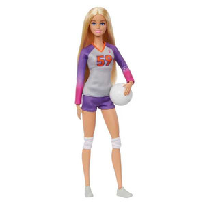 Barbie Doll Made To Move Career Volleyball Player Doll HKT72 3+