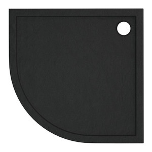 Acrylic Shower Tray Alta 90 x 4.5 cm, black