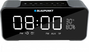 Blaupunkt Portable Bluetooth Speaker with FM Radio, microSD Playback & Alarm BT16CLOCK