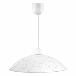 Pendant Lamp Malibu 1 x 60W E27, white