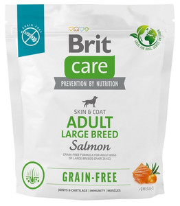 Brit Care Grain-Free Adult Large Breed Salmon Dry Dog Food 1kg