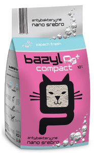 Cat Litter Bazyl Ag+ Compact Fresh 10L