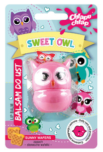 Moisturizing Lip Balm Sweet Owl Sunny Waffles