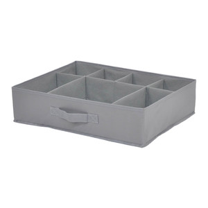 Clothes/Accessories Storage Box 34 x 44 x 11 cm, grey