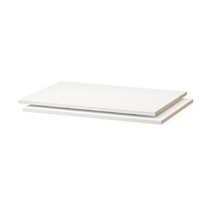UTRUSTA Shelf, white, 80x60 cm