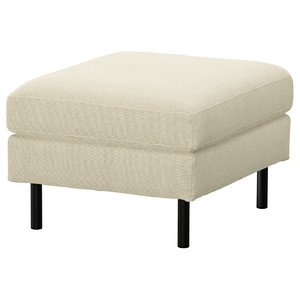 SALTSJÖBADEN Footstool, Fridtuna light beige