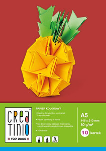 Creatinio Coloured Paper A5 10 Sheets 80g 10pcs