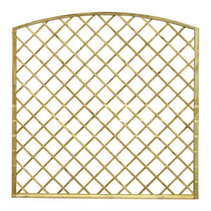 Garden Arched Trellis Panel 180 x 180 cm