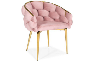 Glamour Chair BALLOON, powder pink