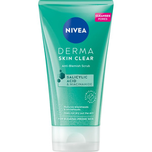 NIVEA Derma Skin Clear Anti-Blemish Body & Face Scrub Peeling Vegan 150ml